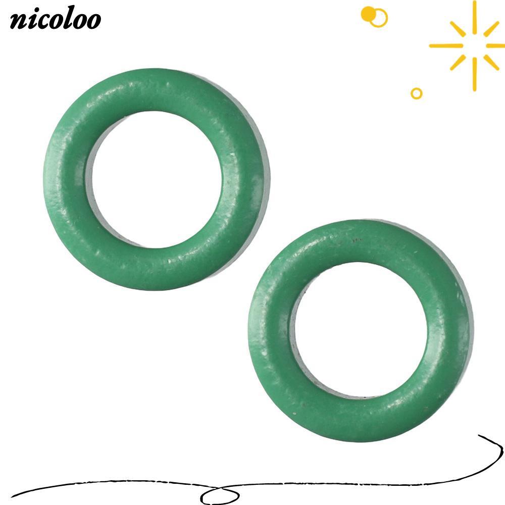 NICOLOO Toroid Ferrite Core, Restraining Interfal Ferrite Chokes Ring, หม้อแปลงไฟฟ้าโลหะสีเขียว