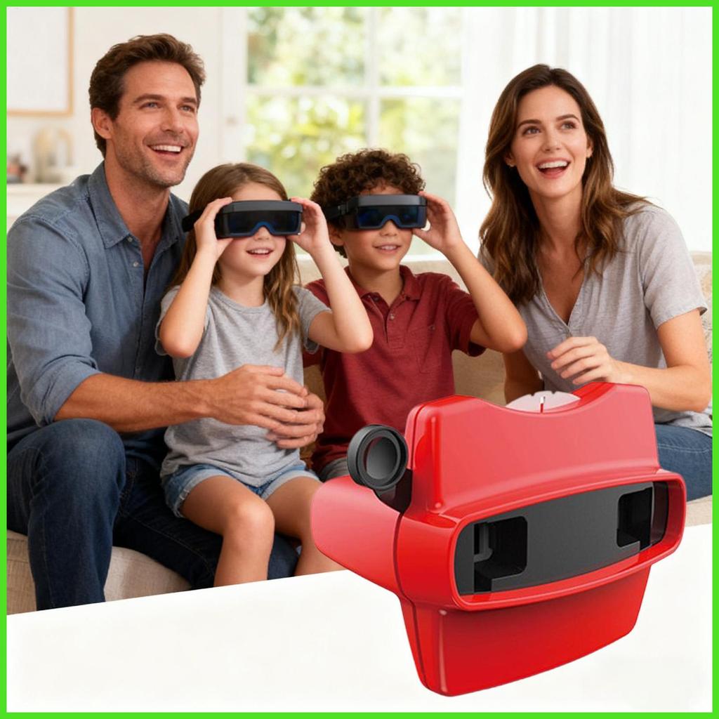 ช่องมองภาพสําหรับเด็ก 3D Retro สไลด์ของเล่นเพื่อการศึกษาจอแสดงผลทันที STEM Viewer ของเล่นสําหรับเด็ก