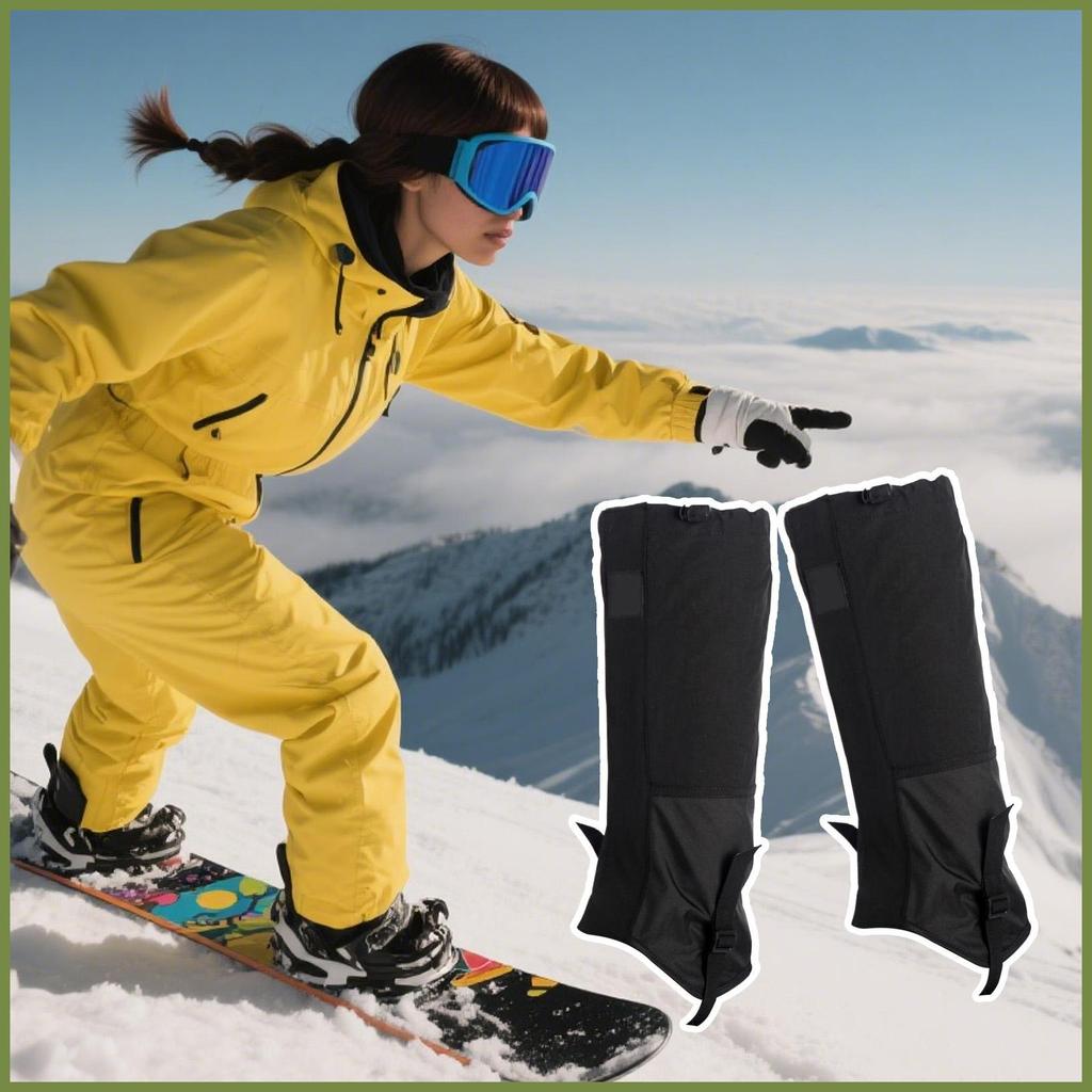 Snow Boot ขา Gaiters ปรับ Snow BOOT Protector เลกกิ้งขาล่าง Gaiters สําหรับผู้ชายผู้หญิงผู้ใหญ่เดินป