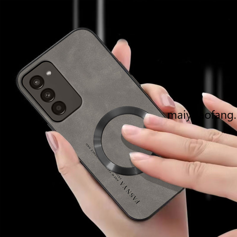 ปลอก SAMSUNG a03s a02s เคสโทรศัพท์ป้องกันการสั่นสะเทือนแหวนดูดแม่เหล็กฝาครอบป้องกันพร้อมขอบนุ่มและกันลื่นฝาหลัง ybpcxq