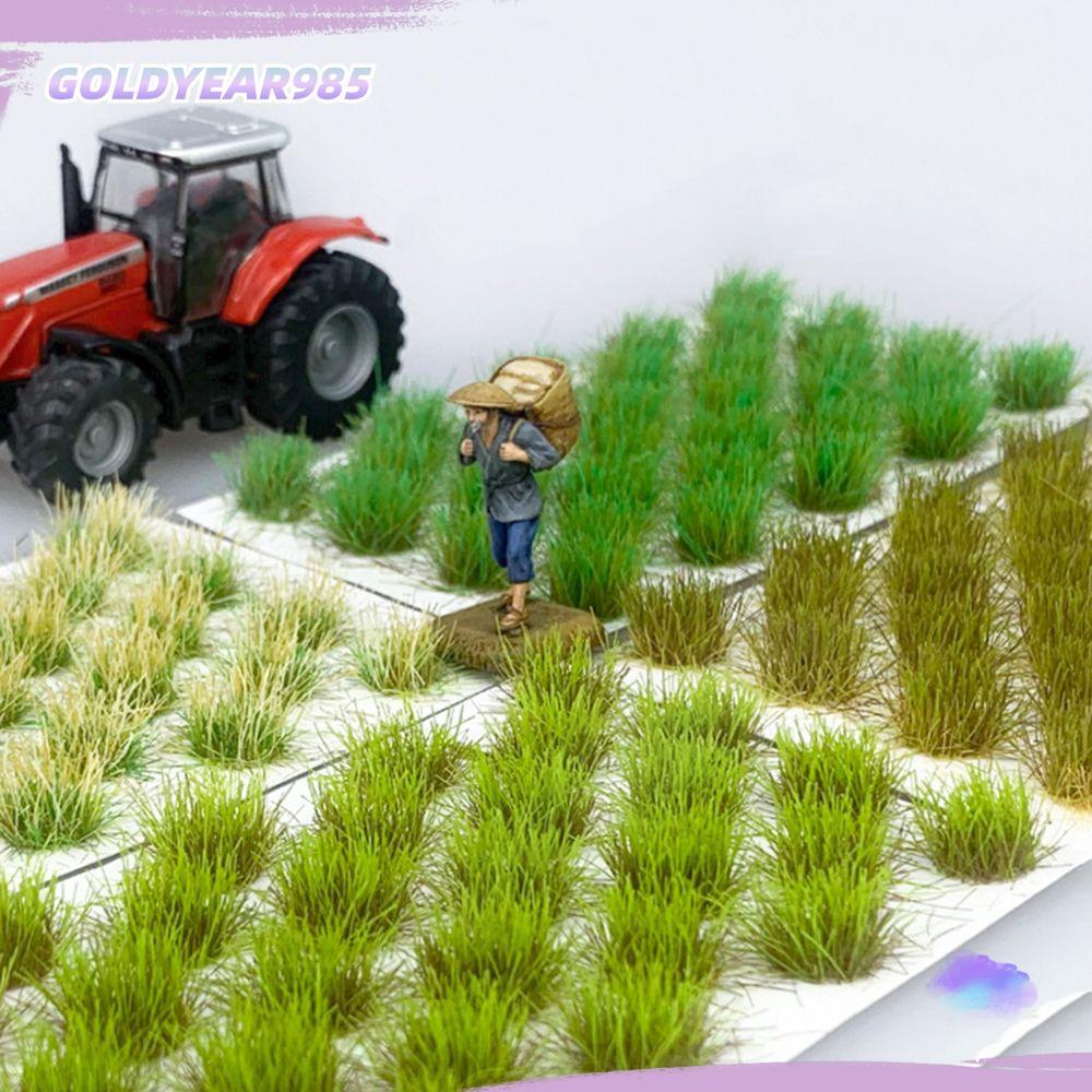 GOLDYEAR985 ตามฤดูกาลหญ้า Nest Mutlicolor Railroad ทิวทัศน์รถไฟภูมิทัศน์ Handmade วัสดุ Building ฉาก