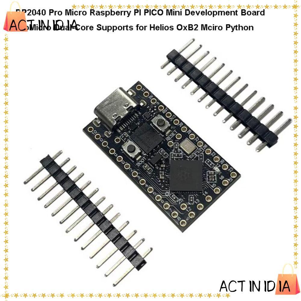 ACTINIDIARA RP2040 Micro Raspberry, 33 มม.* 18 มม.USB 5V PI PICO Mini Development Board, พลาสติก/โลห