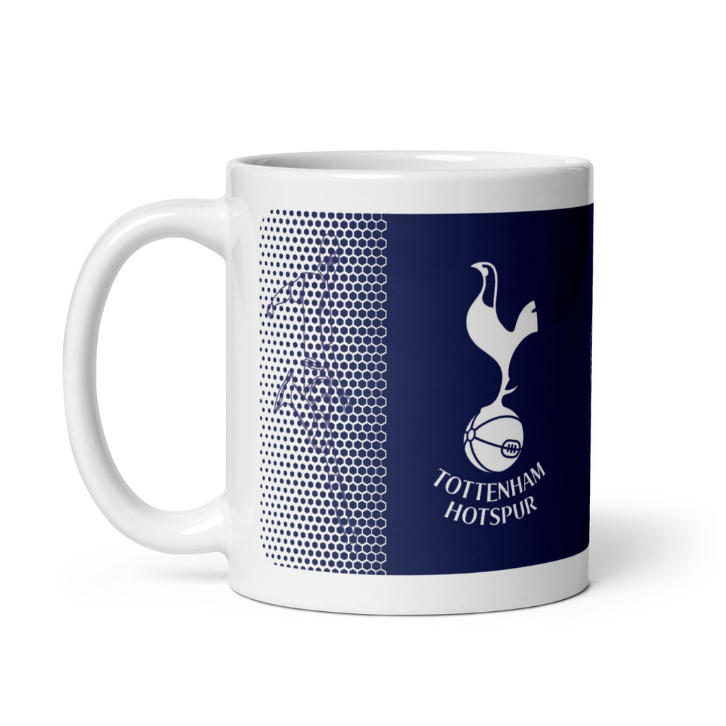 คูลเลอร์คิง tottenham hotspurs United FC แก้วกาแฟ 11 ออนซ์ สีขาว – เหมาะสำหรับชา กาแฟ และของขวัญ ของที่ระลึก