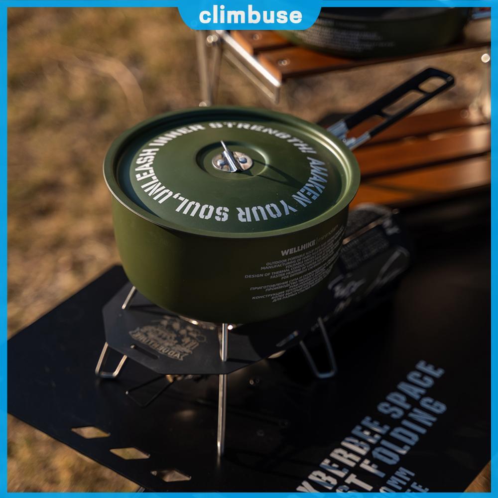 ⚡24ชม.⚡ Camping Cookware Mess ชุดสําหรับ Camping Backpacking Outdoor Cooking และปิคนิค