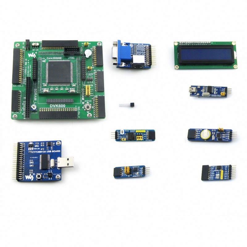 ใหม่ 100% ชุดบอร์ดพัฒนา FPGA ใหม่ล่าสุดสําหรับ Waveshare XILINX XC3S500E โครงการ Spartan-3E