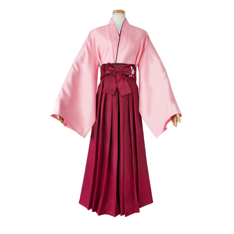 Sakura Saber Okita Soushi pink kimono cosplay costume