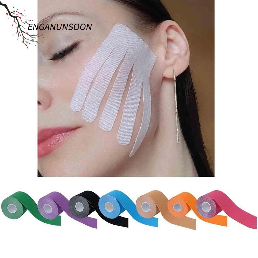 ENGANUNSOON Face Toning Belts, Firming Anti-Wrinkle Japanese Face Tape, กระชับผิว Toning Face Lift T