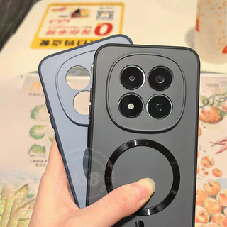 เคส Redmi Note 15 5G เคส Redmi Note 14 15 Pro 5G 15 14 Pro Plus เคสสัมผัสเหมือนผิว สีสัน เคสกันกระแทกแม่เหล็ก ด้านหลังแข็งด้านฝ้า ป้องกันรอยนิ้วมือ โทรศัพท์เรียบง่าย