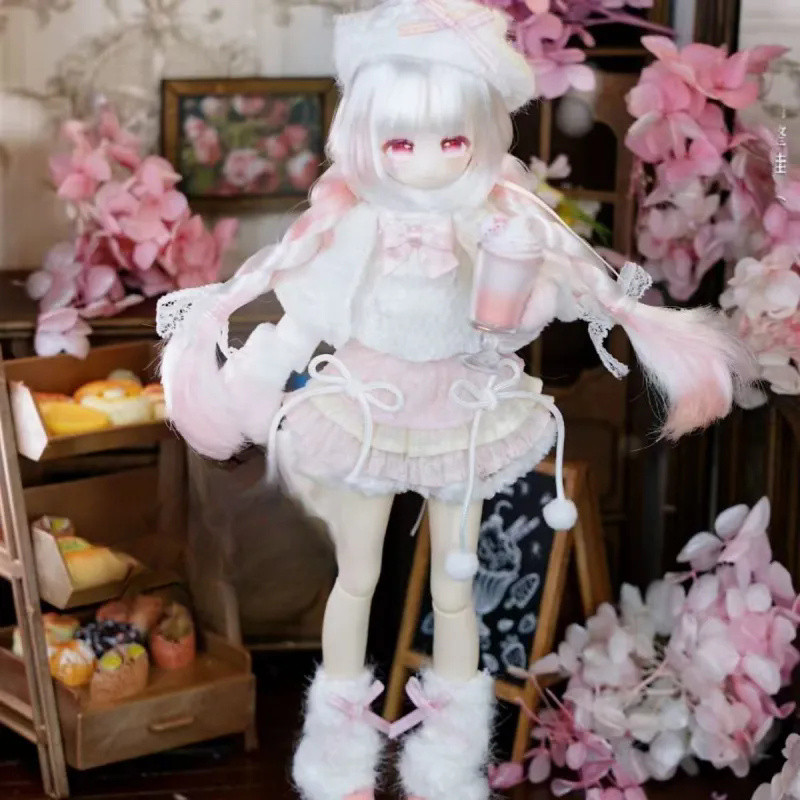 7JTY Throbing Instant Instant Instant Unspoken Collection Four Seasons Eating Tea Story ปลูกพืช bjd Cross-Dressing Action Figure อินเทรนด์เล่นของขวัญพิเศษหกจุด BJD Mystery กล่องเลือกสไตล์ซ่อนลิฟท์
