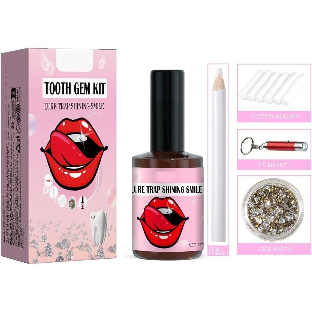 Teeth Gem Set, Teeth Easy to Remove and Install Beautiful and Solid Gem Set (1)