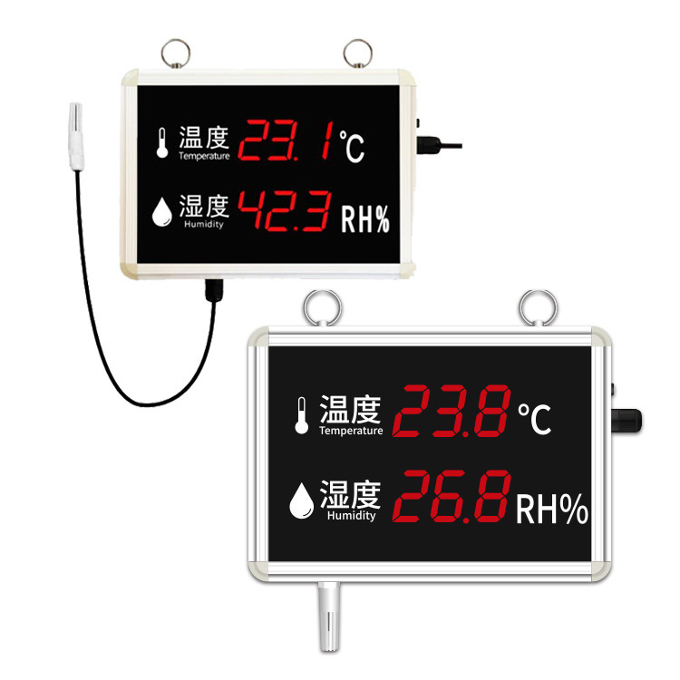 ขายร้อน Home Room Wifi 4-20ma 0-5 V 0-10 V Modbus อุณหภูมิความชื้นเซนเซอร์พร้อมจอแสดงผล