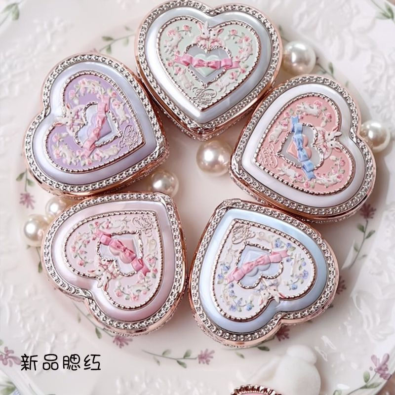 Flower Know Blush Bonnie Garden Freeze-Dried Embossed Blush Rabbit