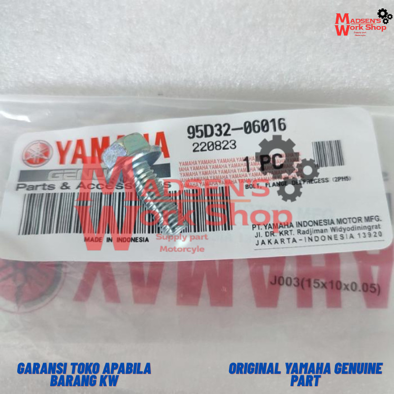 สลักเกลียวกุญแจจุดระเบิดบังโคลนหลัง RX KING ดั้งเดิม 95D32-06016