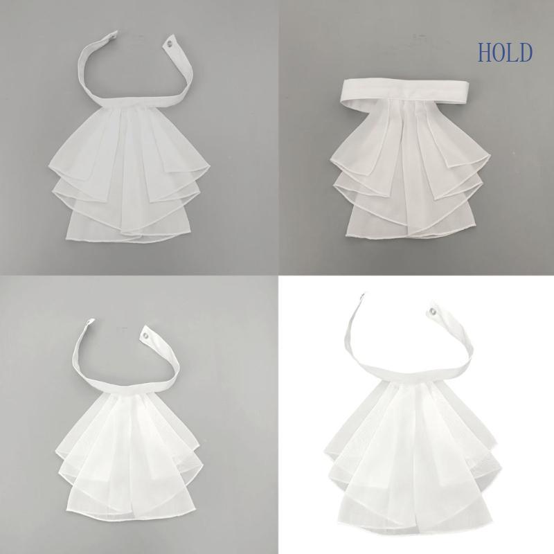 ฤดูร้อน Ruffle Jabot Collar Choker Collar สําหรับการแสดงบนเวทีจัดแต่งทรงผมและคอสเพลย์