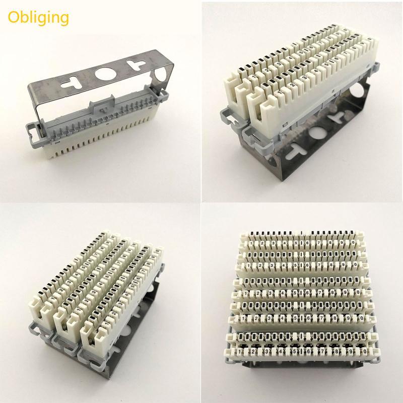 Obliging 1 PC MT-2201 Krone ประเภทกลับ Mount กรอบสําหรับ Krone LSA โมดูล 1 2 3 5 แถว Krone LSA โมดูล