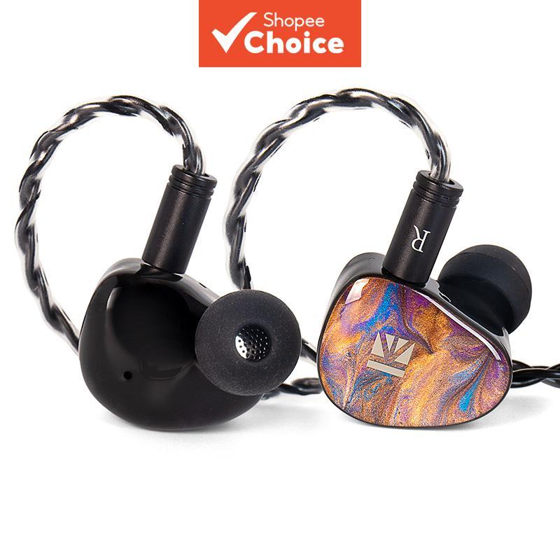 หูฟังอินเอียร์มอนิเตอร์แบบมีสาย KBEAR KB02 หูฟังอินเอียร์แบบเสียบหู HiFi IEM พร้อมสาย IEM 2 PIN หูฟั