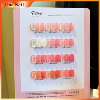 [ประเทศไทยจัดส่ง] 12 สี เปลือย ผิว น้ําแข็ง สีใส (15มล ฟรีกระดานสีเคลือบ) น้ําแข็งใส, กึ่งโปร่งใส, นู้ด, ชมพูสุขภา