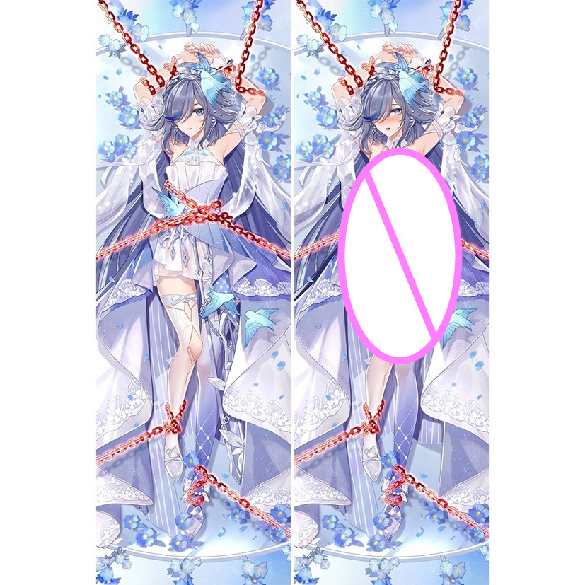 ผลกระทบ Honkai 3 Fuhua Dakimakura อะนิเมะพิมพ์สองด้านขนาดชีวิตหมอนตกแต่ง