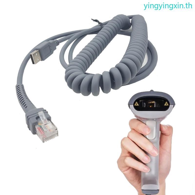 YIN สาย USB 9ft ที่เชื่อถือได้สําหรับสัญลักษณ์ LS2208 Barcode Scanner สายต่อเกลียว