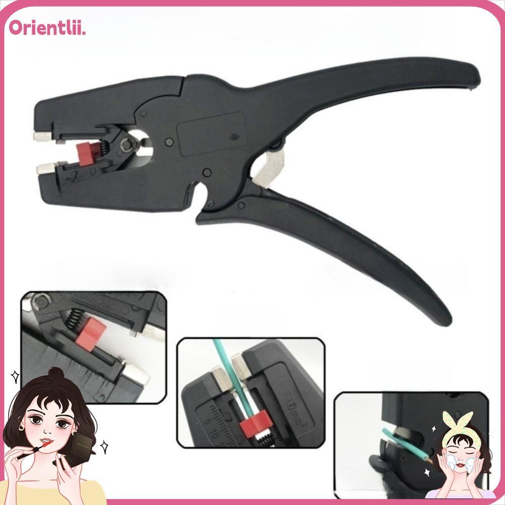 ORIENTTK เครื่องปอกสายไฟอัตโนมัติ, 32-7AWG คีมลวดขนาดเล็ก, คุณภาพสูงแบบพกพา 2 in 1 Heavy Duty มีดปอก