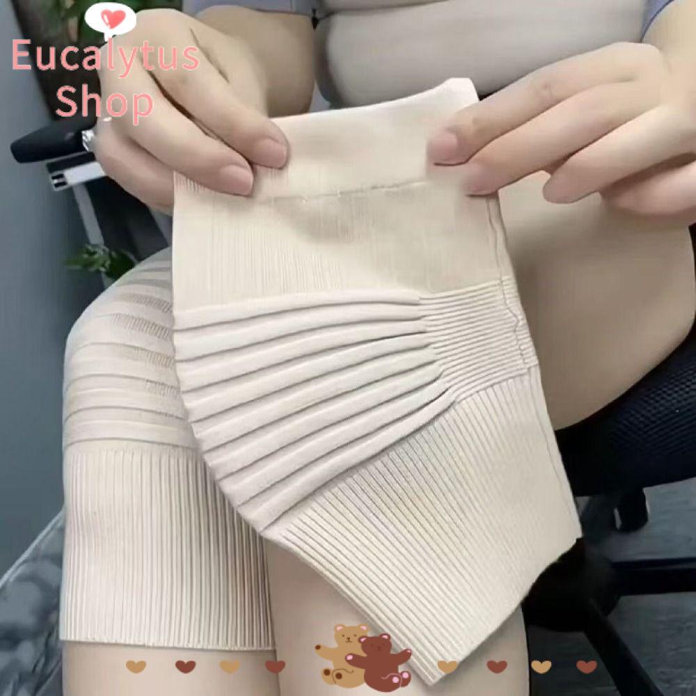 EUCALYTUSS สนับเข่า, ถักนุ่มความร้อนเข่าอุ่น, ผู้หญิงผู้ชายยืด Fit Cotton เข่า Protector Sleeve ป้องกันข้อต่อ