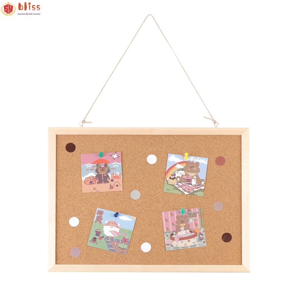 BLLISS Vision Board Pin Cork Hanging Corkboard