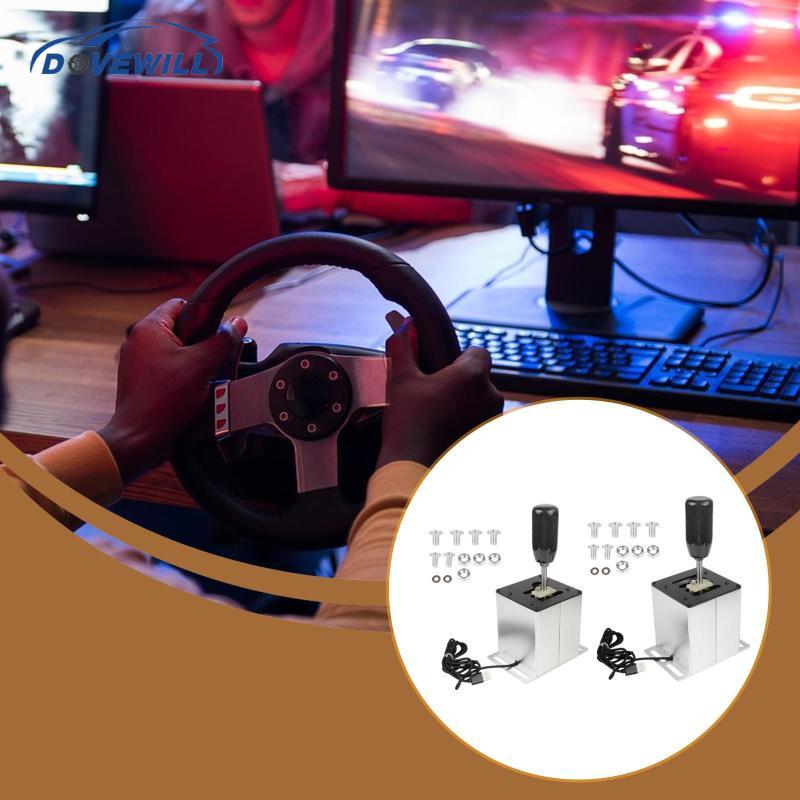 [Dovewill] PC USB Simulator Shifter ติดตั้งง่ายอุปกรณ์เสริมเกมประสิทธิภาพสูง H Gear Shifter สําหรับ 