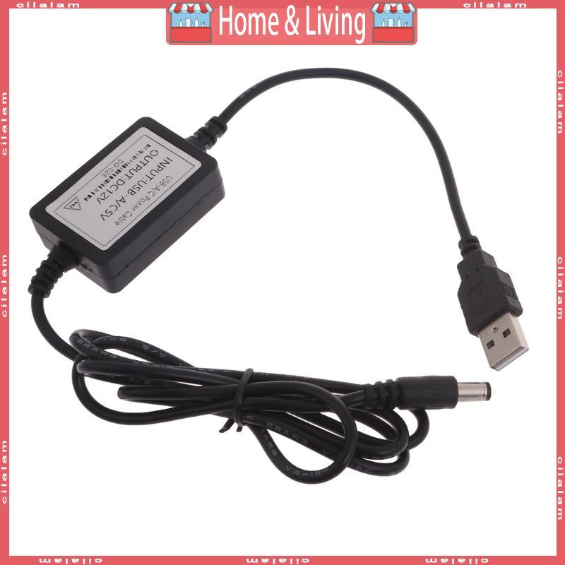 CI สายไฟ USB เป็น DC USB 5V ถึง 12V DC Connector สายชาร์จ 5 5x2 1 มม.