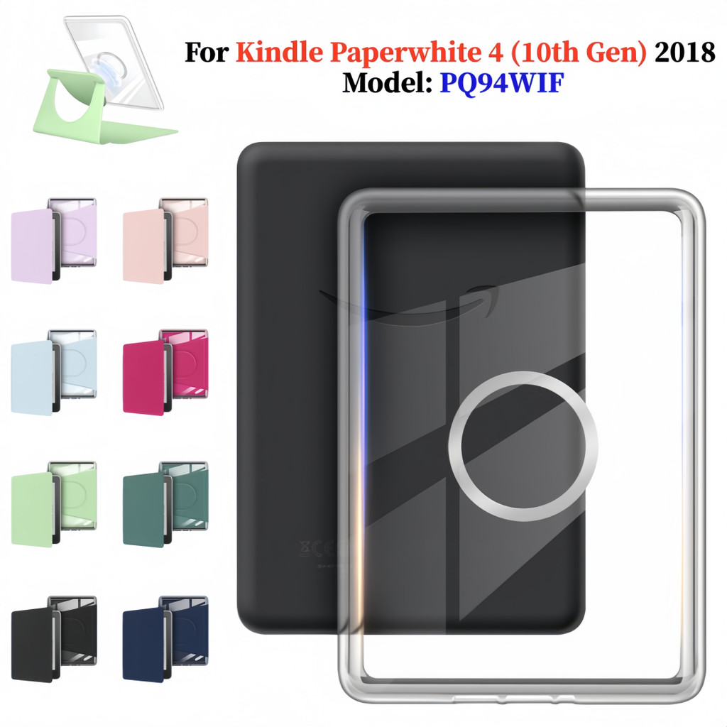 สําหรับ Kindle PaperWhite 4 6.0 "E-Book แม่เหล็ก 360 หมุนขาตั้ง PaperWhite 10th Gen PQ94WIF อะคริลิค