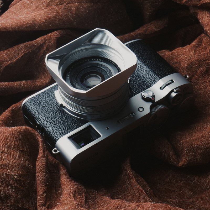 Fuji X-100VI Square Hood Universal Adapter Ring Hood Cover Set