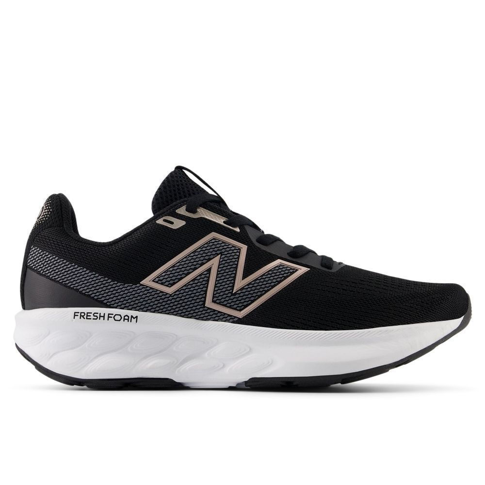New Balance Womens Fresh Foam 520 v9 (Wide) - สีดํา BZZV