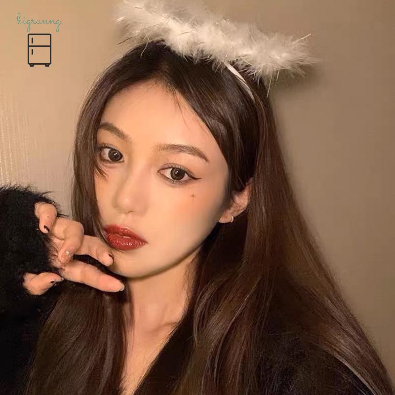 [BRN] Christmas Performances Party Favor Feather Angel คอสเพลย์เครื่องแต่งกาย Angel Outfit Angel Hal