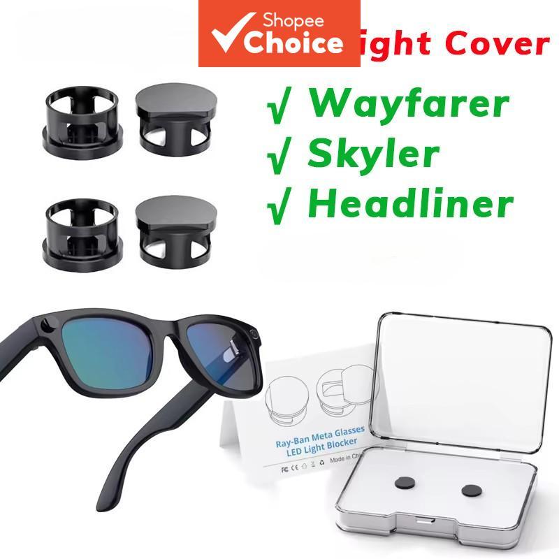 LED Light Blocking สติกเกอร์สําหรับ RayBan Meta Wayfarer Skyler Headliner Oakley แว่นตาอุปกรณ์เสริม