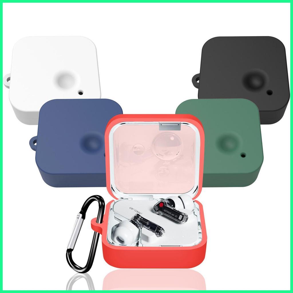 ฝาครอบซิลิโคนสําหรับ Nothing Ear2 หูฟังซิลิโคนสีทึบฝาครอบป้องกันสําหรับ Nothing Ear 2 หูฟัง juaph