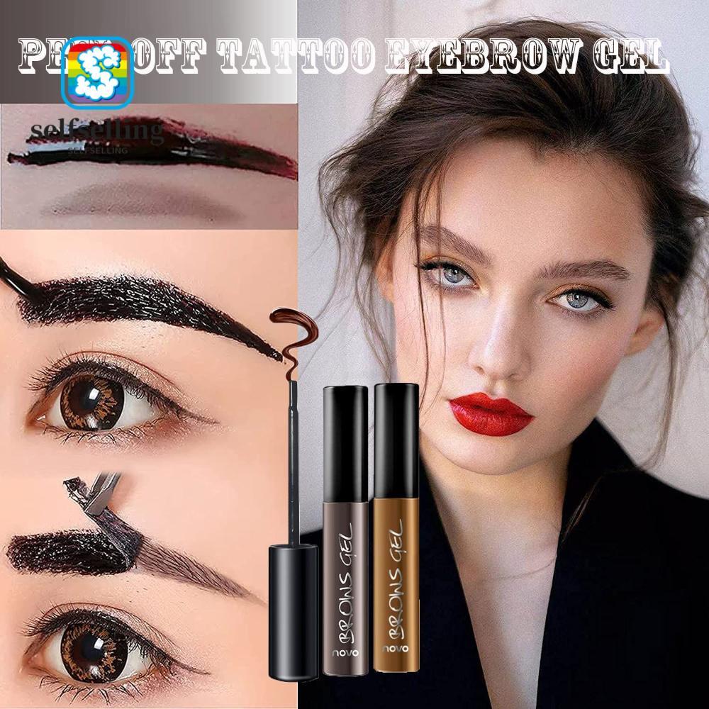 SELFS Peel Tattoo Eyebrow Gel Eyebrow Tint Brow Makeup Eyebrow Tattoo Tint EyeBrow Gel