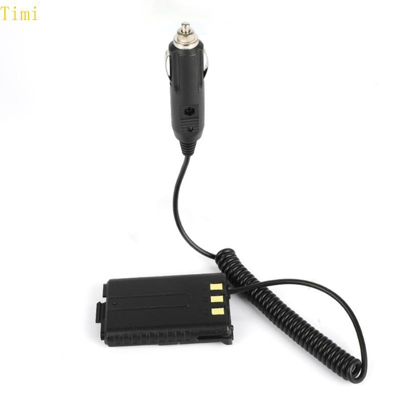 Timi Eliminator ที่ชาร์จแบตในรถสําหรับวิทยุแบบพกพา UV5R 5RA 5RB 5RE Walkie