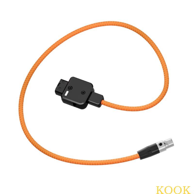 KOOK D Tap to 4Pin XLR Power Cable สายถักหมุนได้ 180 องศาภายนอก D Tap