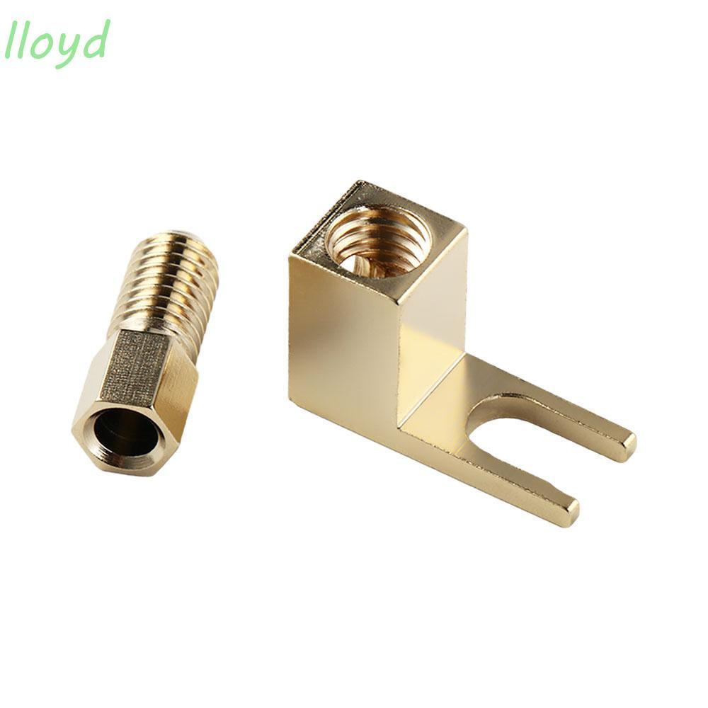 LLOYD U Spade Connector Spade Adapter ปลั๊กอะแดปเตอร์กล้วยตัวเชื่อมต่อสายเคเบิล 1 ชิ้น Y ประเภทลําโพ