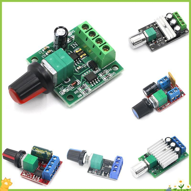 [JL] PWM DC Motor Governor 2A 3A 5A 10A 90W ควบคุมความเร็วสวิทช์ฟังก์ชั่น 1803BK 1203BK โมดูลปรับสวิ