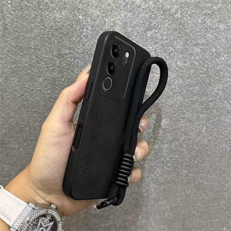ธรรมดาหนัง PU สําหรับ Infinix Hot 50 Pro Pro + X6882, X6882B X6720 X6881 X6880 Matte Suede กรณีป้องก