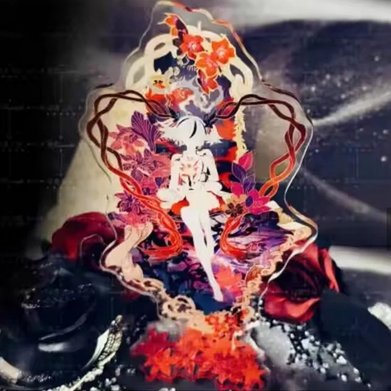 Standee Wuthering Waves Camellya รุ่น standee อะนิเมะอะคริลิคโต๊ะศึกษาตกแต่งของขวัญ WuWa อุปกรณ์เสริ