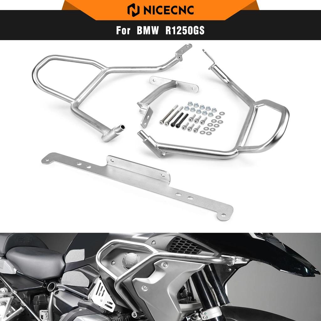 สำหรับ BMW R1250GS 2019-2024 รถจักรยานยนต์บนแถบกันกระแทกสแตนเลสสำหรับ BMW R 1250 GSR1250GS 2024 2023
