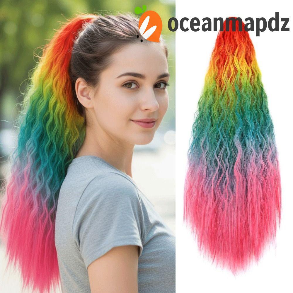 วิกผมหางม้า Ombre คลิปสำหรับคอสเพลย์และงานเลี้ยง