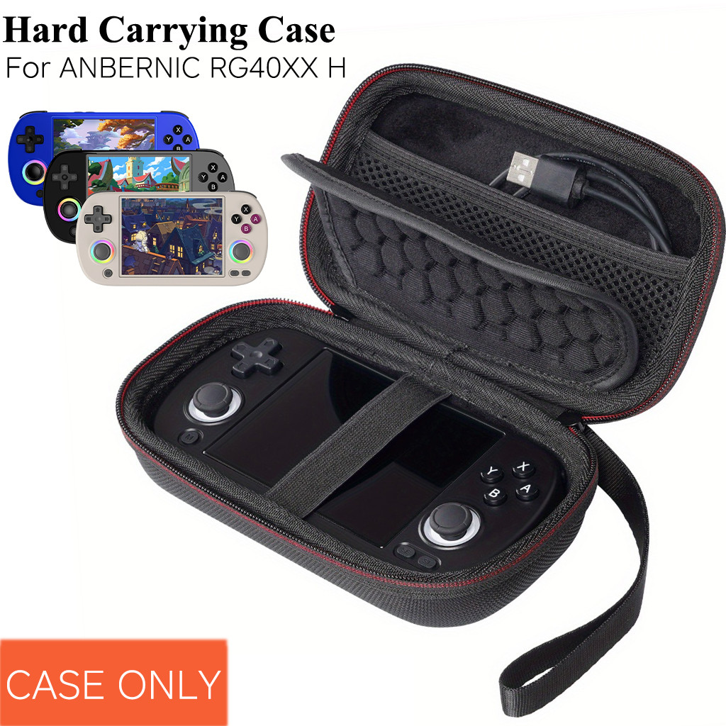 กระเป๋าถือสําหรับ ANBERNIC RG40XX H คอนโซลเกมมือถือกระเป๋าเดินทางพร้อมถุงตาข่ายสําหรับ RG40XX H อุปก