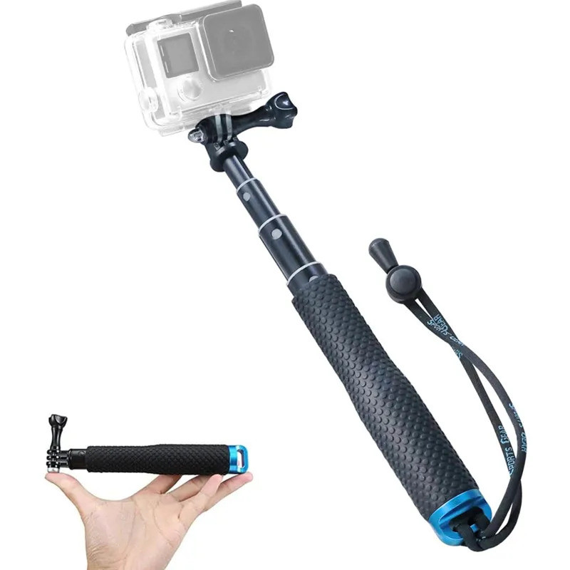 19 "มือถือขยาย Go Pro Selfie Stick อลูมิเนียม Monopod ขาตั้งกล้องสําหรับ GoPro Hero 13 12 11 10 9 SJ