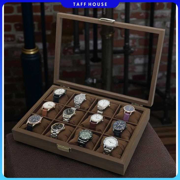 LuWei Watch Storage Organizer กล่องนาฬิกา 12 Grid - SKW154-FG