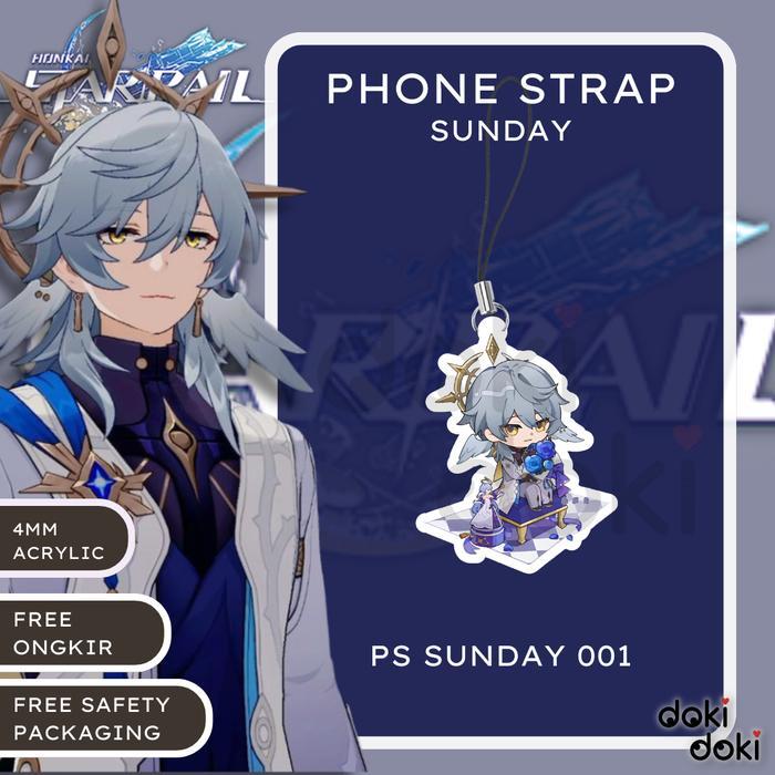 PHONE STRAP HP SUNDAY HONKAI STAR RAIL - PS SUNDAY 001