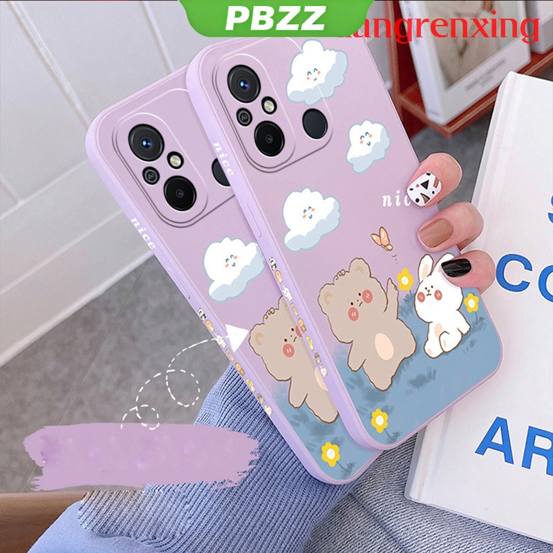 PBZZ เคส redmi 12C 5g เคสโทรศัพท์มือถือ ซิลิโคนนิ่ม กันกระแทก สําหรับ redmi 12C 5g YTXX01 น่ารัก ลายการ์ตูน กันกระแทก