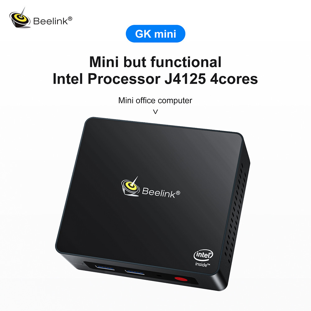 Intel Celeron J4125 Quad Core Mini PC 8GB / 16GB DDR4 RAM 128GB / 256GB / 512GB SSD Dual HDMI 4 USB 