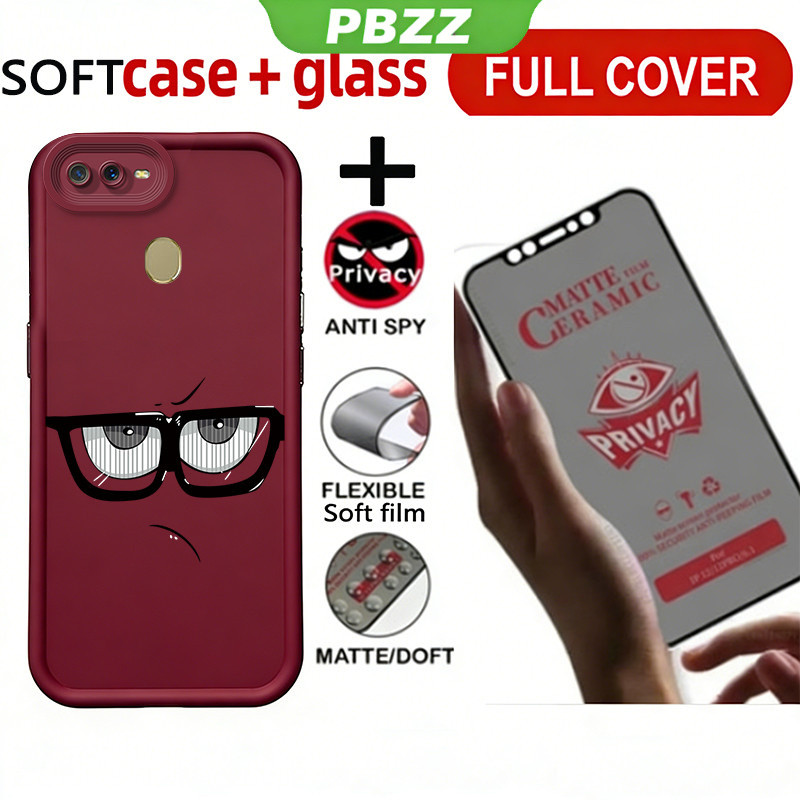 PBZZ  PBZZ เซรามิคความเป็นส่วนตัวกระจกนิรภัยสําหรับOppo a5s a12 A7 a3s a1k a12e F9 F11 PRO A5 A9 202